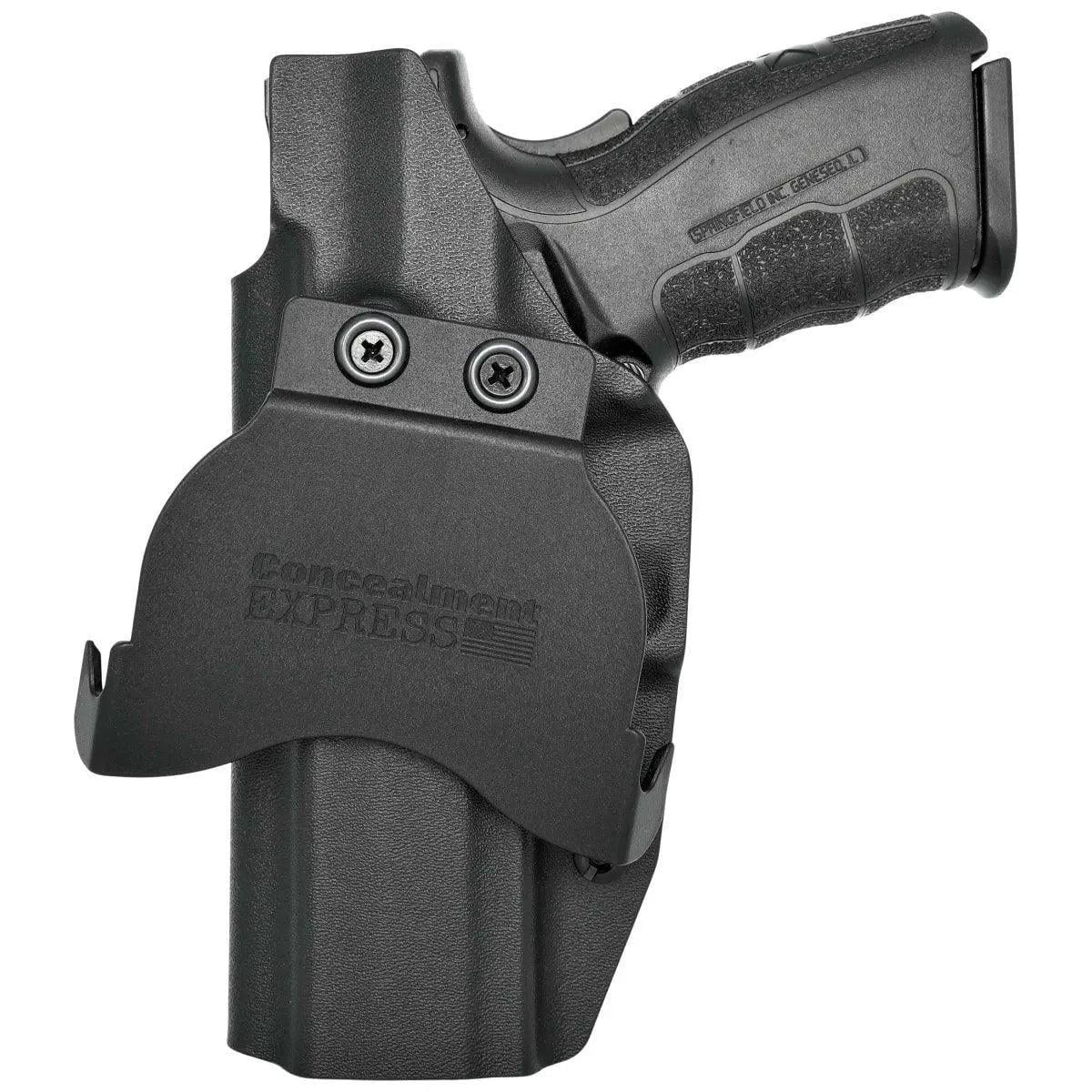 Springfield XDM 4.5in Paddle Holster Black / Left Hand by Rounded Gear