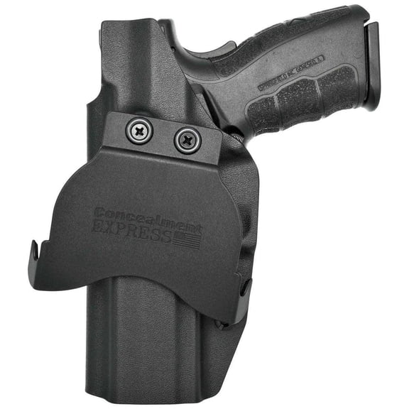 Springfield XDM 4.5in Paddle Holster Black / Left Hand by Rounded Gear