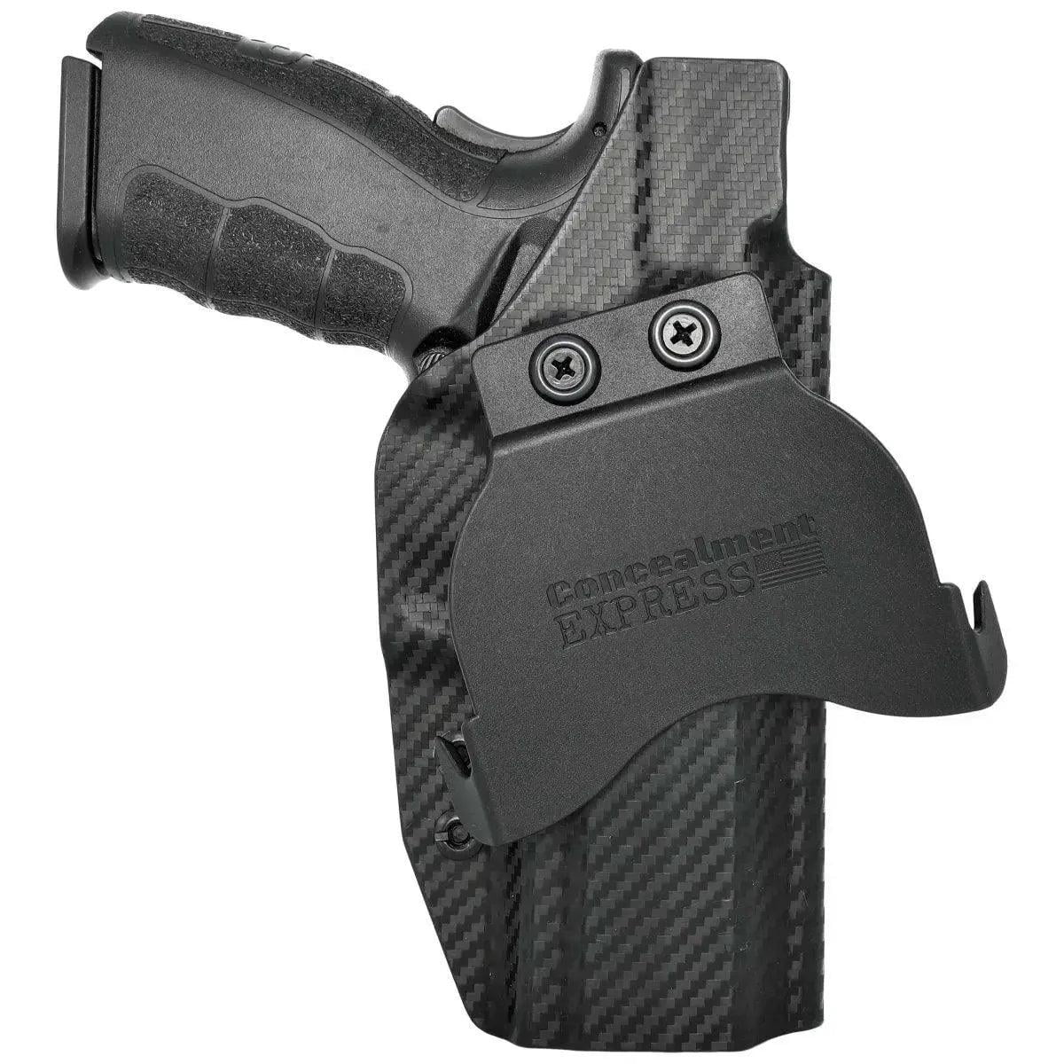 Springfield XDM 4.5in Paddle Holster Carbon Fiber Black / Left Hand by Rounded Gear