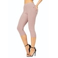 thumbnail image 1 of Conceited Women's Ava Stretch Soft High Waist Capri Jeggings for Women - Denim Leggings, 1 of 6