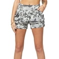 thumbnail image 1 of Conceited Women's Emma Ultra Soft Harem High Waisted Shorts with Pockets, 1 of 5
