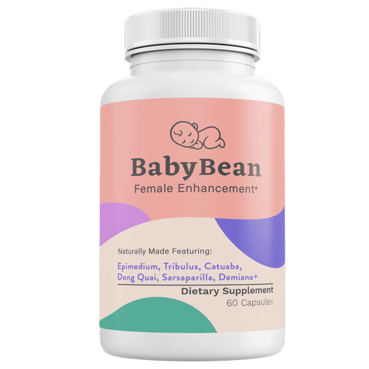 Success Chemistry BabyBean Fertility Support with Maca & Dong Quai for Women - 60 Capsules