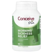 Conceive Plus Morning Sickness Relief, 60 Vegan Capsules 500 mg per Capsule