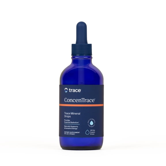 Trace Minerals ConcenTrace Trace Mineral Drops Supports Energy & Digestion - 48 Servings