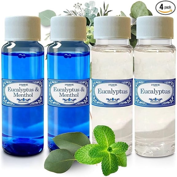 Concentrated 2.0 fl oz Eucalyptus & Eucalyptus Menthol Fragrance Pack for Use in Water Vacuums like Hyla, Rainbow, Sirena, Diffusers, Aromatherapy