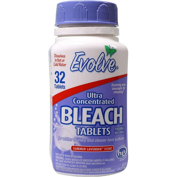 Concentrated Bleach Tablets, 1- 32ct (Summer Lavender)