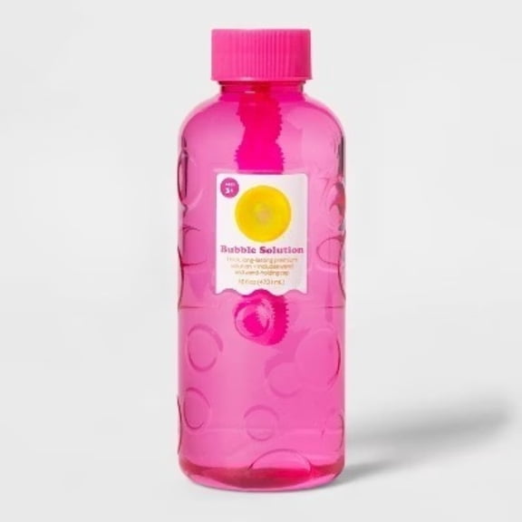 Concentrated Bubble Solution Easy to Dilute, High Bubble Yield 16oz