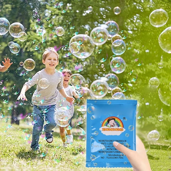 Concentrated Bubble Solution Refill 10ml Long Lasting Mix For Bubble Machines Wands Blowers 0.34 fl.oz