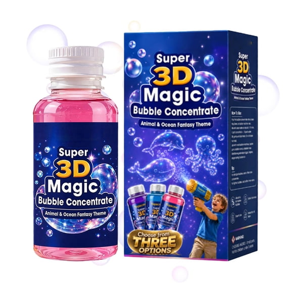 Concentrated Bubble Solution Refill for Bubble Machines 30ml - Concentrated Solution Refills for Machine, Wands, Blower, Easter, Parties