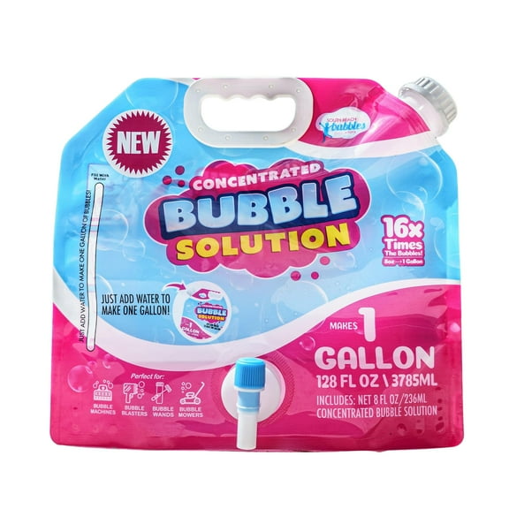 Concentrated Bubble Solution With Dispenser | Makes 1 Gallon