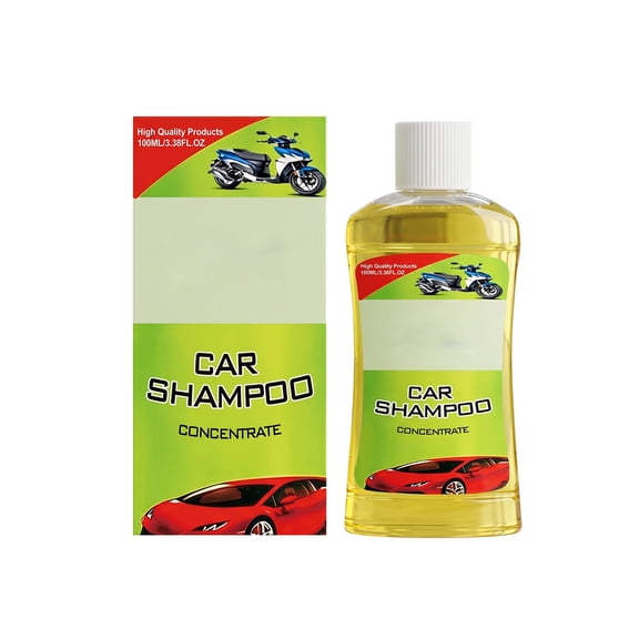 Concentrated Car Wash Shampoo 100ml Gentle Auto Cleaning Soap For Vehicle Motorcycle Exterior Paint Safe