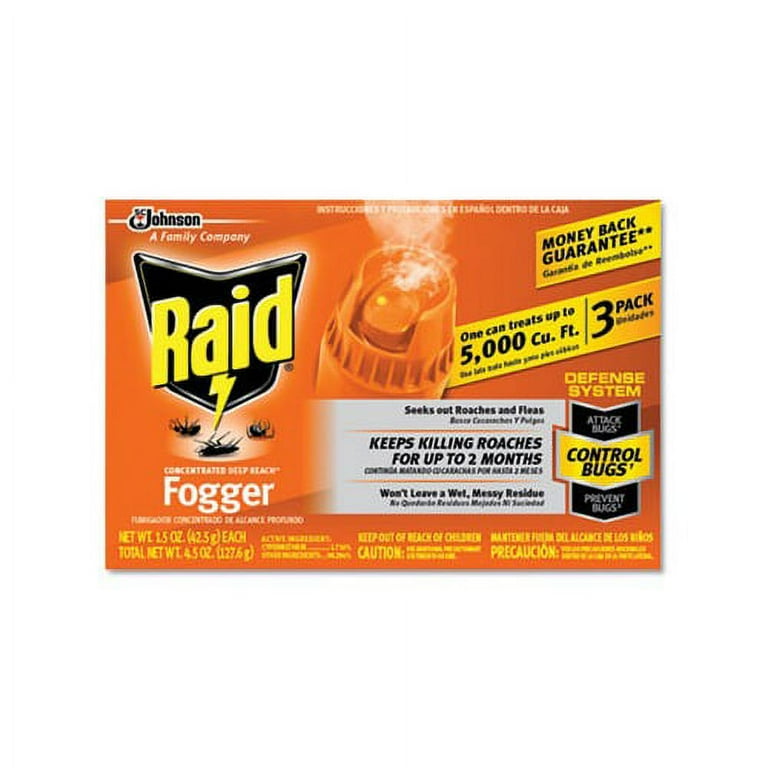 Concentrated Deep Reach Fogger, 1.5 oz Aerosol Spray, 3/Pack, 12 Packs/Carton Concentrated Deep Reach Fogger, 1.5 oz Aerosol Spray, 3/Pack, 12 Packs/Carton