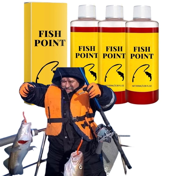 Concentrated Fish Attractant Liquid, 100ml Red Worm Spray Bait Scent for Trout & Panfish, Enhances Fish Attraction & Bite Response