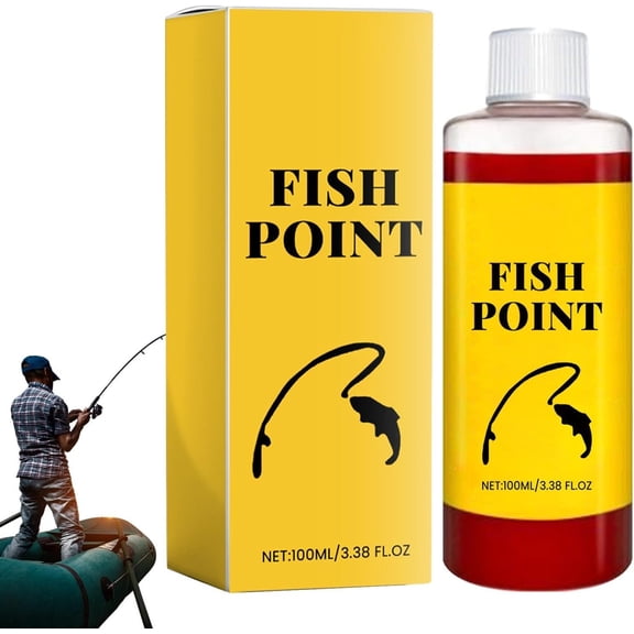 Concentrated Fish Attractant Liquid - Amino Blend Oil with Dropper, Fast Water Dispersion for Trout Bass in Lakes & Rivers
