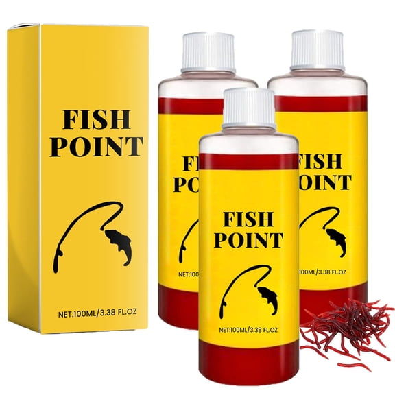 Concentrated Fish Attractant Liquid Fast-Acting Red Worm Formula, 100ml Fish Attractant Spray - Red Worm ish ttractant Liquid, ed orm iquid Spray, ish Point iquid Bait