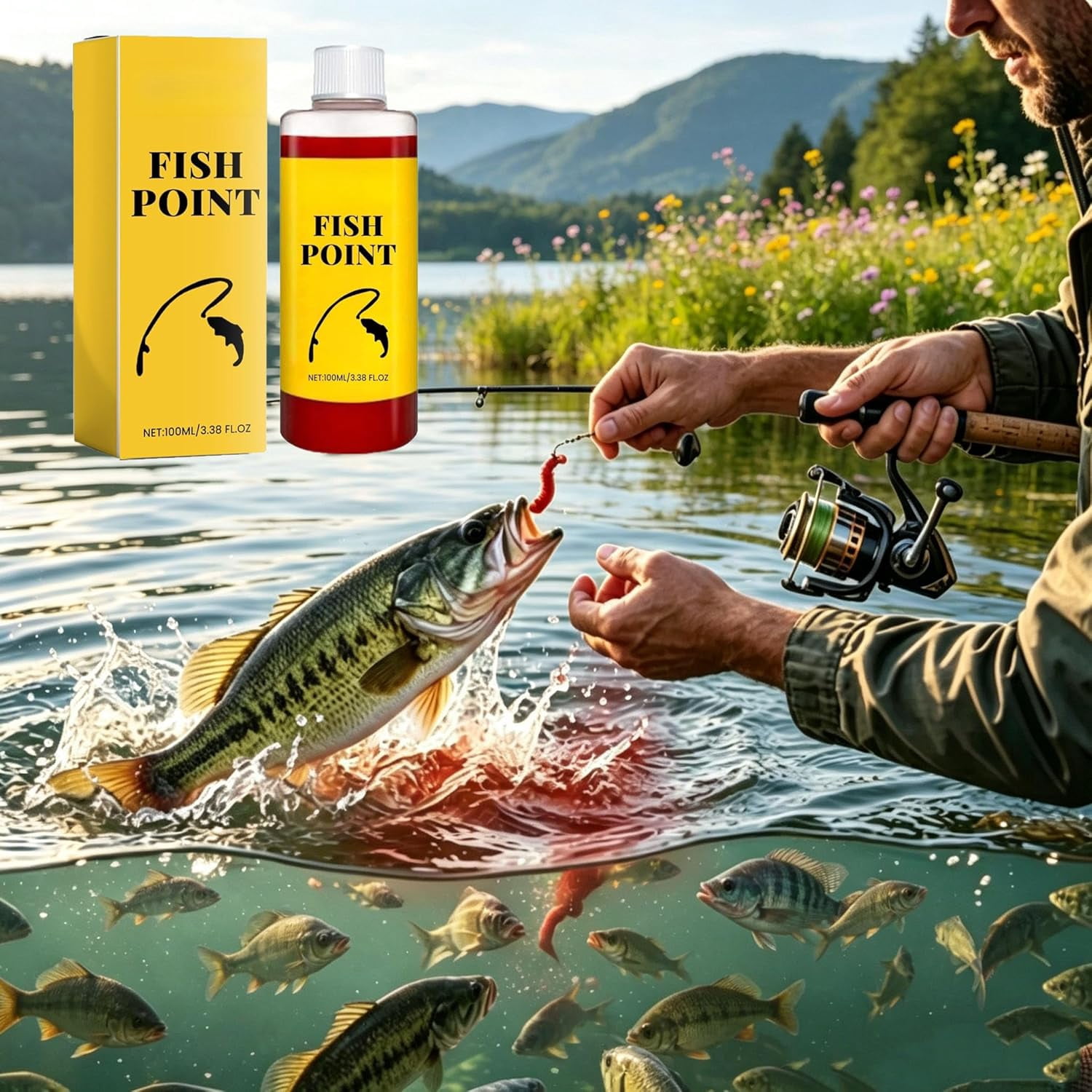 Concentrated Fish Attractant Liquid, Improves Biteresponse 100ml Red ...