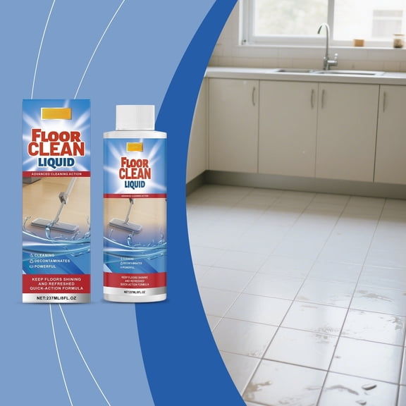 Concentrated Floor Cleaner Solution 100ml Deep Cleaning Formula Hardwood Tile Safe No Rinse Required Streak Free Shine Multi Surface Cleaner Eco Friendly Refill