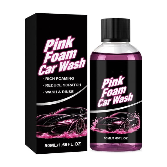 Concentrated Foam Car Wash Soap 50ml Dense pH Neutral Formula Safe For Paint And Wax Scratch Free Cleaning