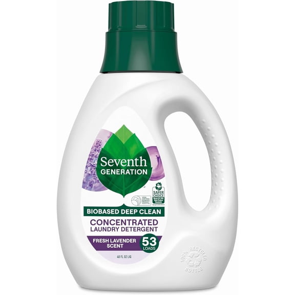 Concentrated Laundry Detergent, Stain Fighting Formula, Fresh Lavender scent, 40 oz (53 Loads)