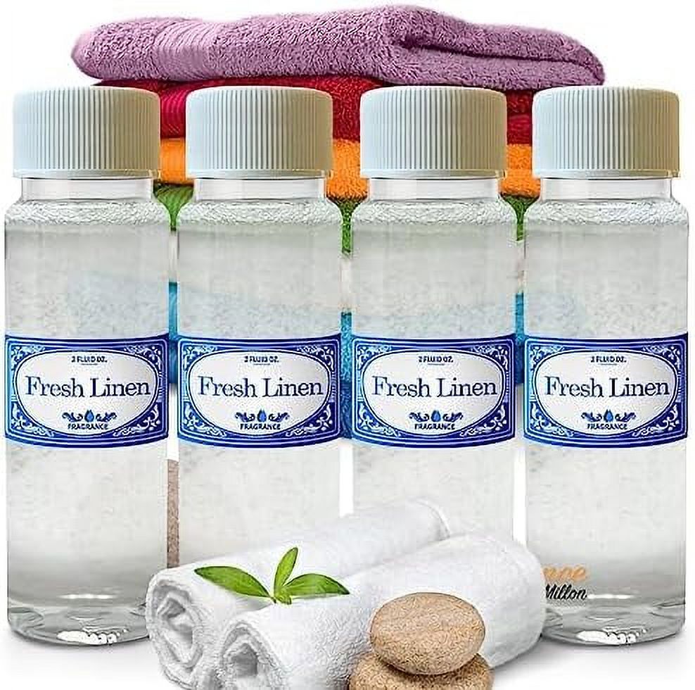 Concentrated Linen 2.0 Fl Oz Fragrances 4 Pack For Use In Water Vacuums