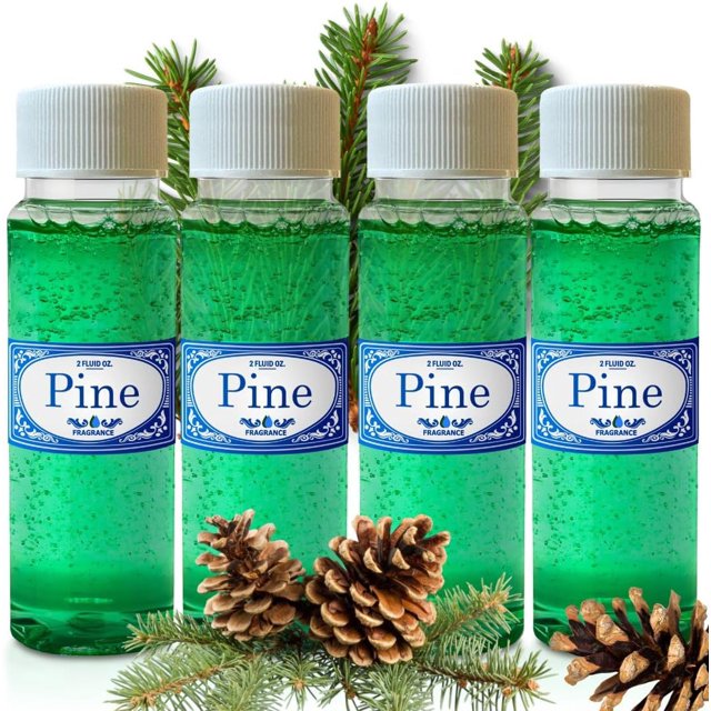 Concentrated Pine 2.0 Fl Oz Rainbow Vacuum Fragrances 4 Pack For Water
