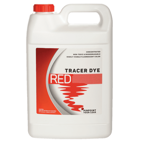Concentrated Red Tracer Dye - One Gallon (128 ounces)