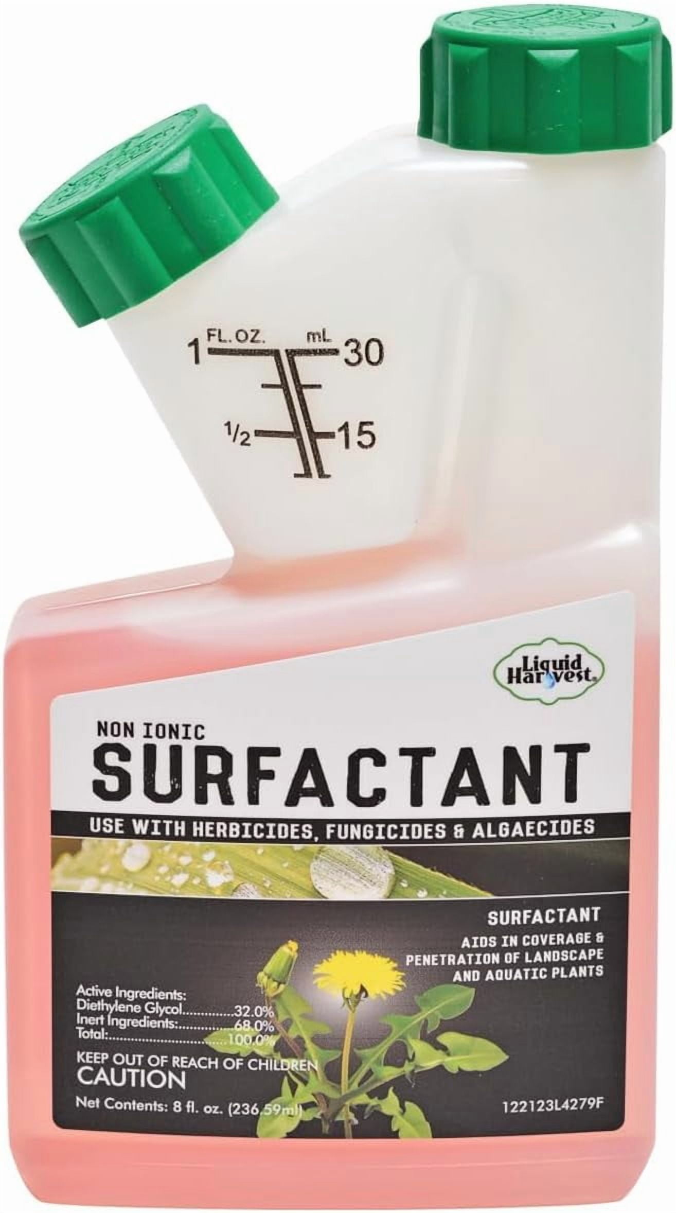 Concentrated Surfactant for Herbicides Non-Ionic 8oz, Increase Product Coverage, Penetration, Effectiveness