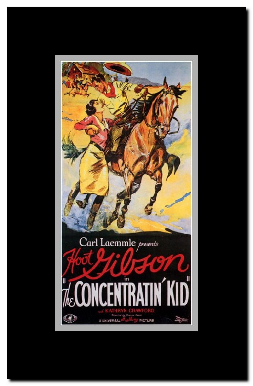 Concentratin' Kid Framed Movie Poster