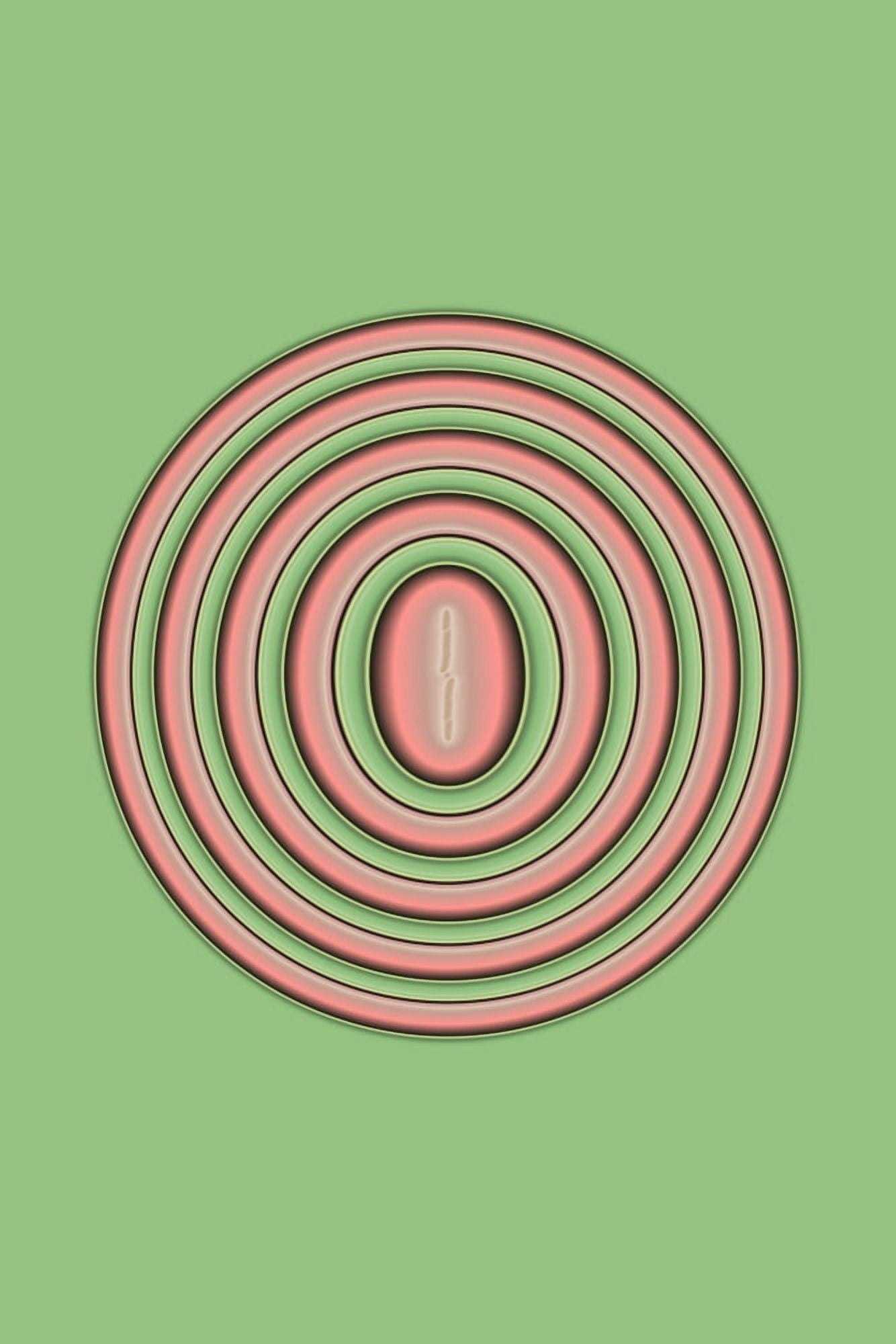 Concentric Circles Canvas Art - Paul Sale Design Pics (13 x 19)