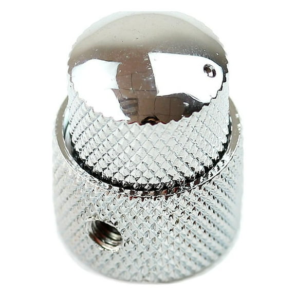 Concentric Dual Knob Metal Dome Potentiometer Cap For Electric Guitar Bass Tone