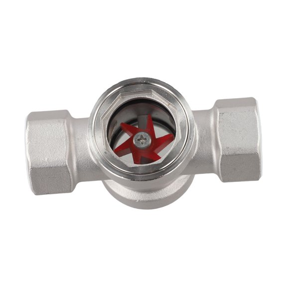 Concentric Water Flow Indicator With Visual Impeller, 304 Stainless Steel Pipeline Monitoring Sight Glass For Industrial Systems, DN8-DN25, 1.6 MPa(DN25)