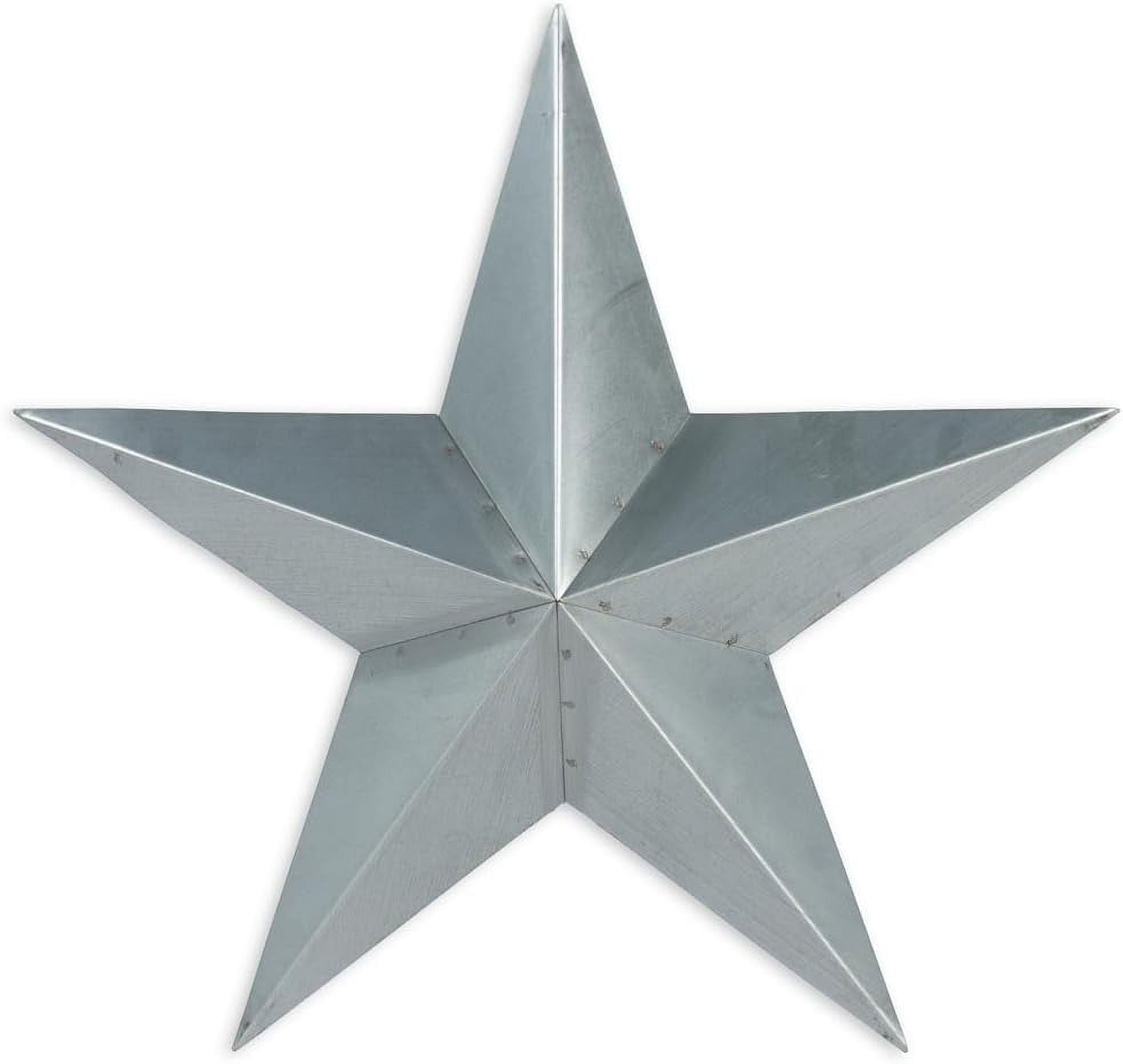 Concentrima Rustic Galvanized Metal Barn Star For Home Decor