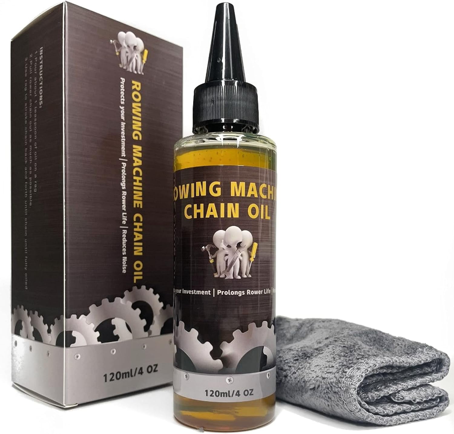 Concept 2 Rowing ine Chain Oil Lubricates And Rower From Rust & Dirt