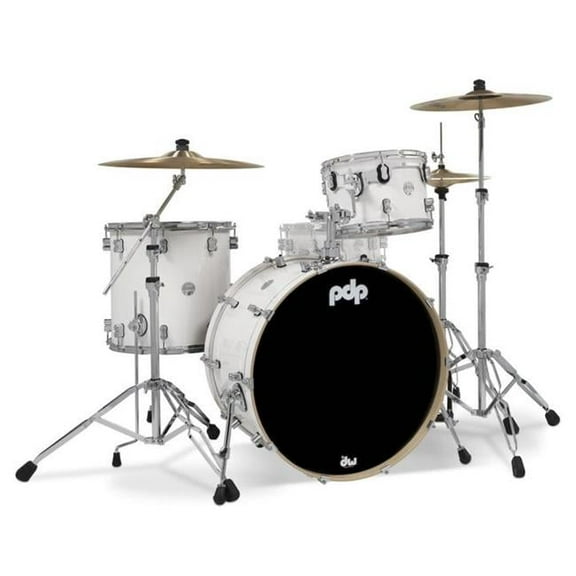 Concept Maple Rock Drum Set, Pearlescent White - 3 Piece