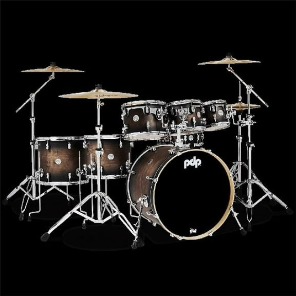 Concept Maple Shell Pack, Satin Charcoal Burst - 7 Piece