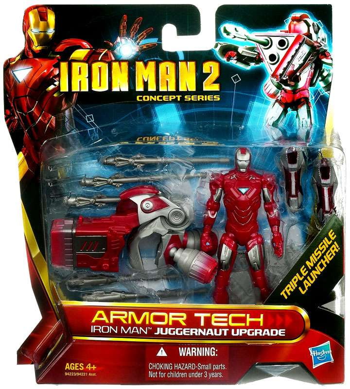 Concept Series Armor Tech Iron Man Juggernaut Upgrade Action Figure