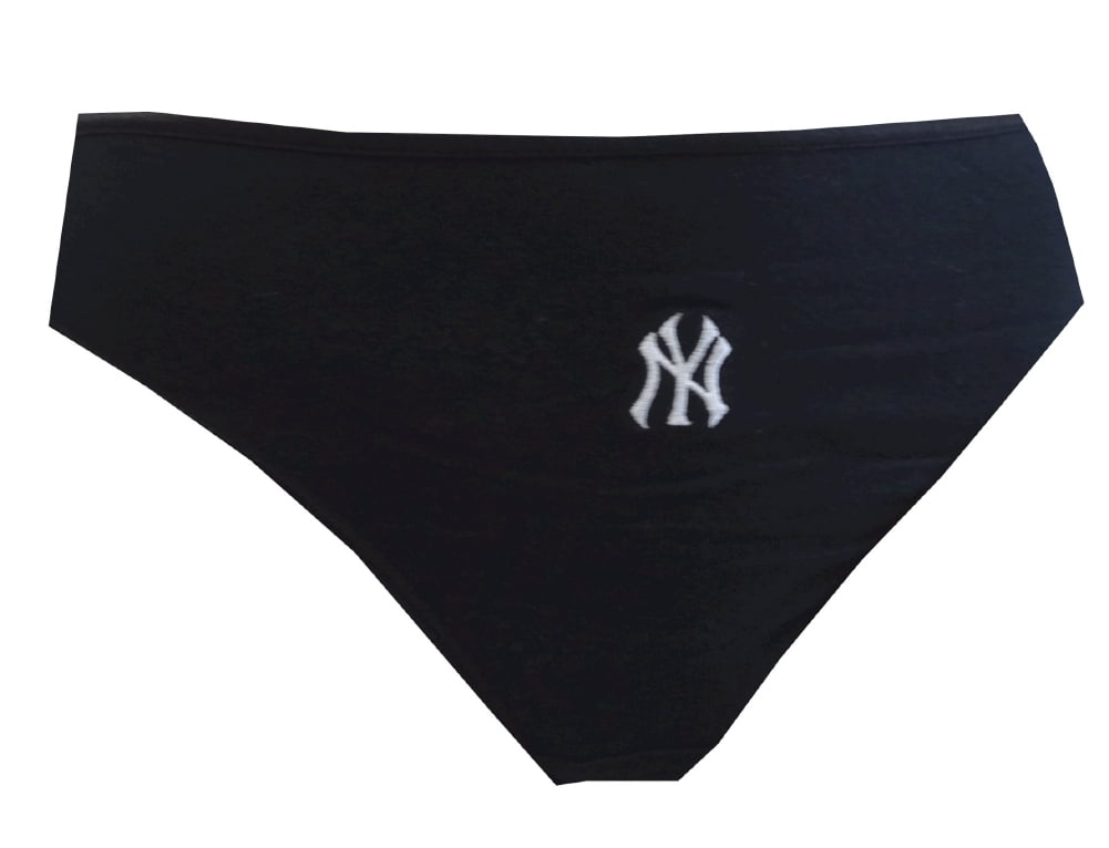 Concept Sports Womens I Love New York Baseball Ladies Black Panty (Small) 