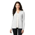 thumbnail image 1 of Port Authority LM1008 Ladies Concept Stretch Button-Front Cardigan, White, L, 1 of 2