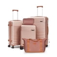 thumbnail image 1 of Concepten 5-piece hard shell luggage set, airline approved lightweight rolling luggage with TSA lock and travel bag, 1 of 7