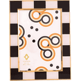 thumbnail image 1 of Concepts 4x6 Picture Frame Black & White Checkered Retro Gold Bordered Enameled Photo Frame with HD Clear Glass, Durable Wall Decor/Tabletop Display Vertical/Horizontal, 1 of 7