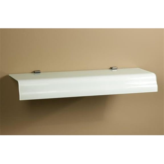 Concepts Cascade White Glass Shelf