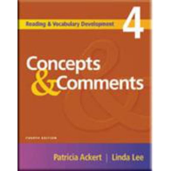Pre-Owned Concepts & Comments (Reading & Vocabulary Development) (Paperback) 1413004172 9781413004175