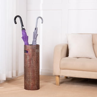 Fabater Umbrella Stand - Metal Holder With Hollow Design For Entryway Or Office