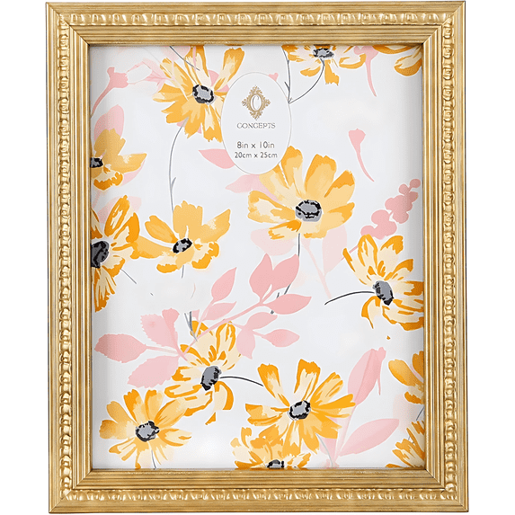 Concepts 8x10 Gold Picture Frames – Ornate Vintage Photo Frames with HD ...