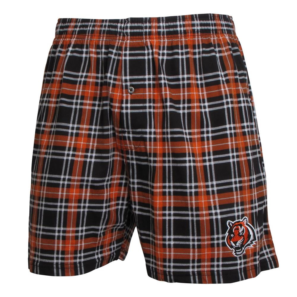 Concepts Sport Cincinnati Bengals Men's Plaid Pajama Boxers