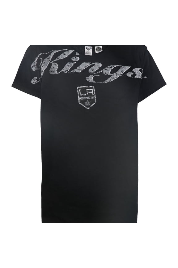 s Womens Kings Logo Graphic T-Shirt, Black, Small