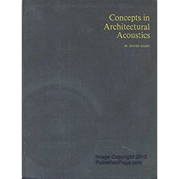 Pre-Owned Concepts in architectural acoustics (Hardcover) 0070190534 9780070190535