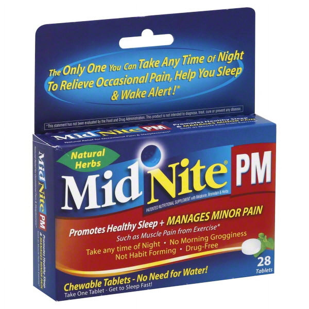 Concepts in Health MidNite PM Sleep Aid, 28 ea