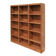 Concepts in Wood 72-inch Bookcase/Storage Unit Oak Oak Finish