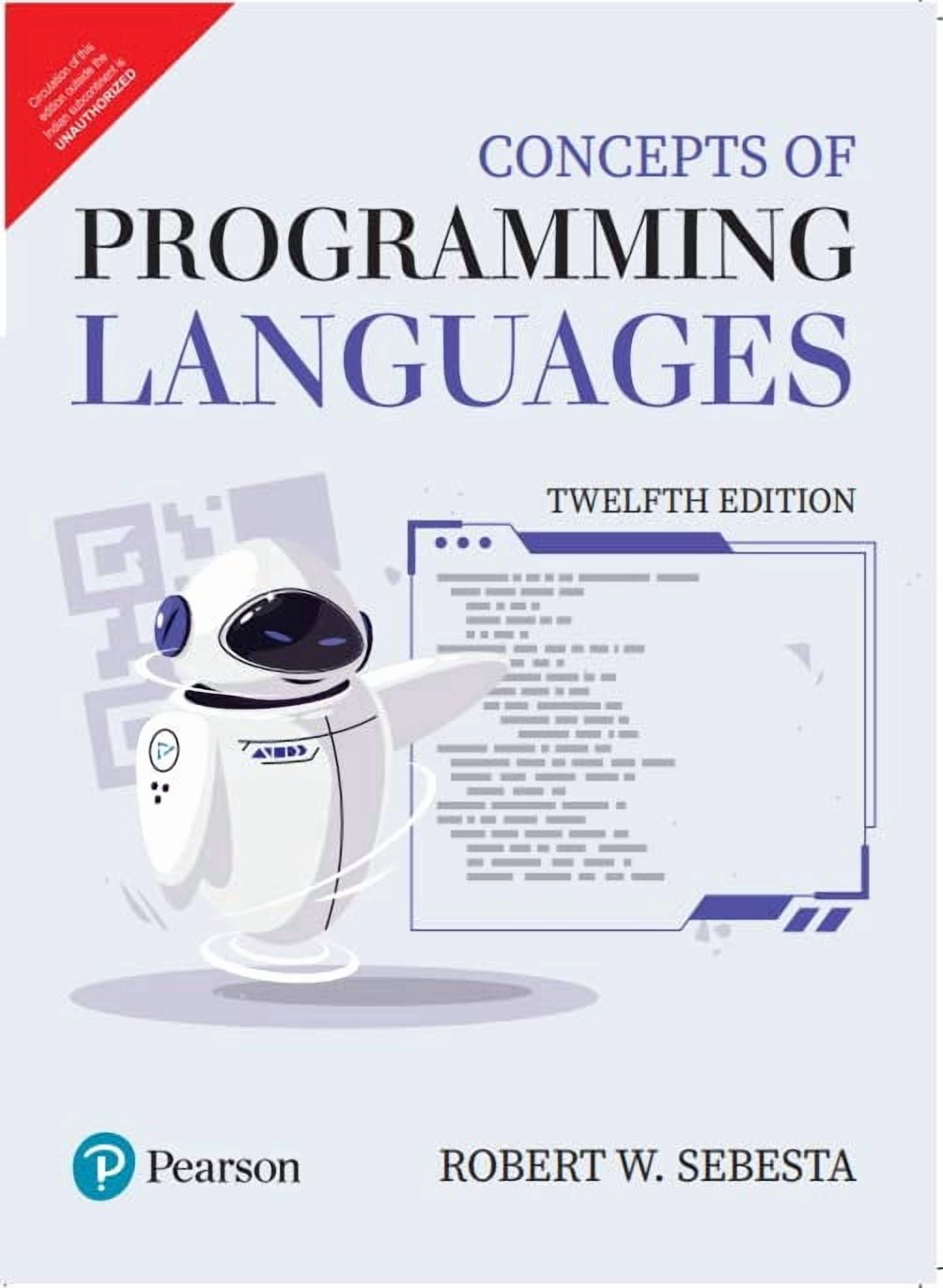 Concepts of Programming Languages 12th Edition by Robert W